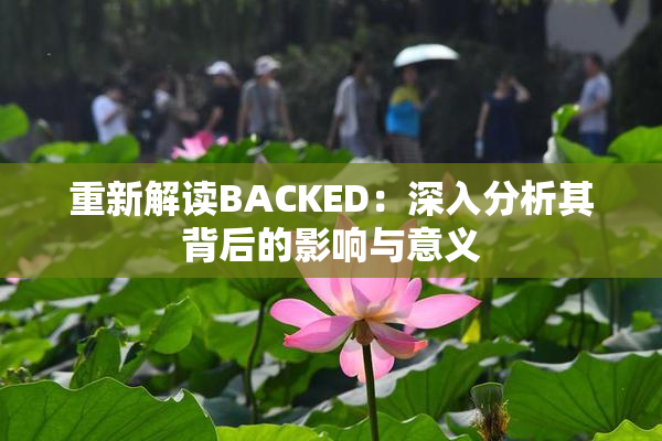 重新解读BACKED：深入分析其背后的影响与意义