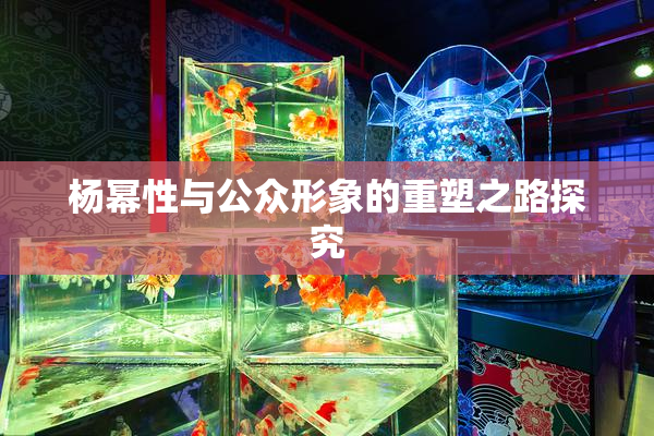 杨幂性与公众形象的重塑之路探究