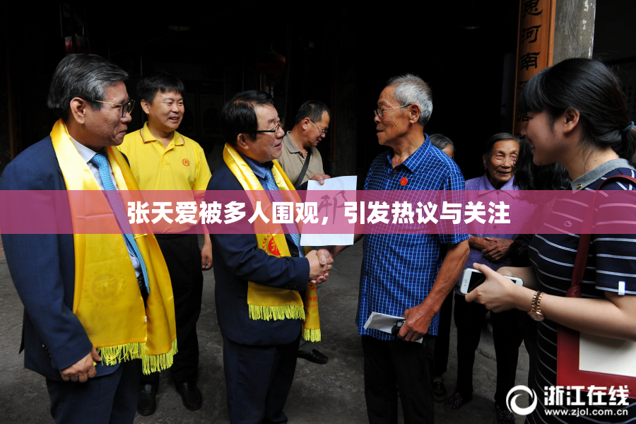 张天爱被多人围观，引发热议与关注