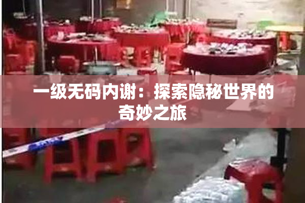 一级无码内谢：探索隐秘世界的奇妙之旅