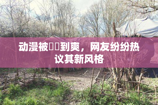 动漫被❌‌到爽，网友纷纷热议其新风格
