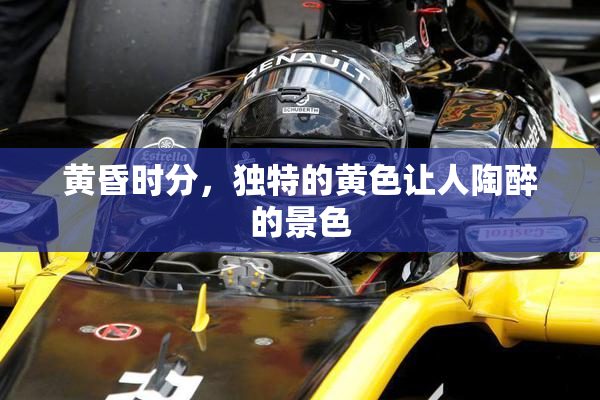 黄昏时分，独特的黄色让人陶醉的景色