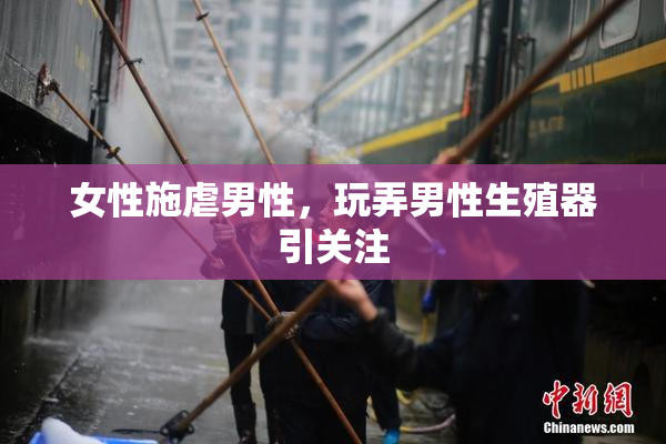 女性施虐男性，玩弄男性生殖器引关注