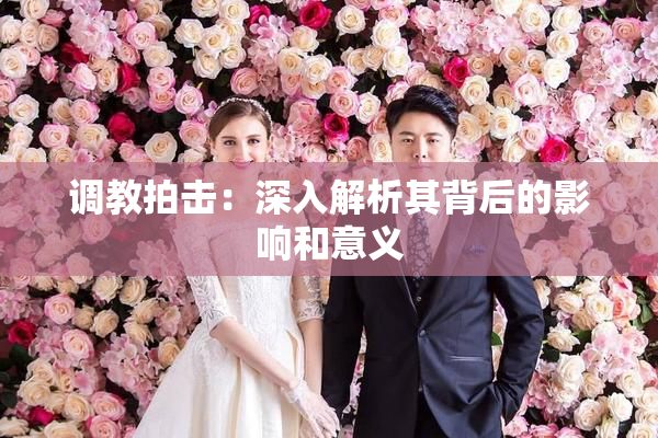 调教拍击：深入解析其背后的影响和意义