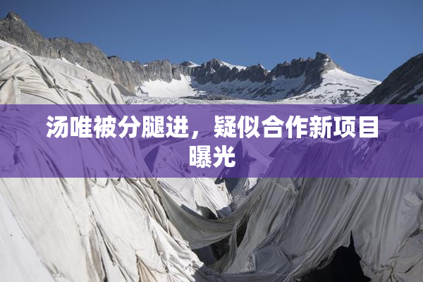 汤唯被分腿进，疑似合作新项目曝光