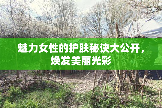 魅力女性的护肤秘诀大公开，焕发美丽光彩