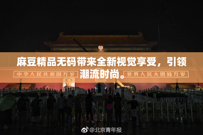 麻豆精品无码带来全新视觉享受，引领潮流时尚。