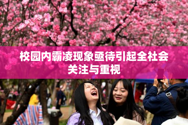 校园内霸凌现象亟待引起全社会关注与重视