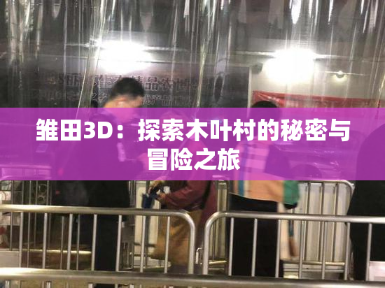 雏田3D：探索木叶村的秘密与冒险之旅
