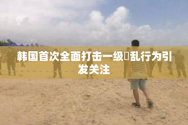 韩国首次全面打击一级婬乱行为引发关注