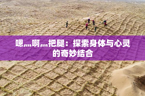 嗯灬啊灬把腿：探索身体与心灵的奇妙结合