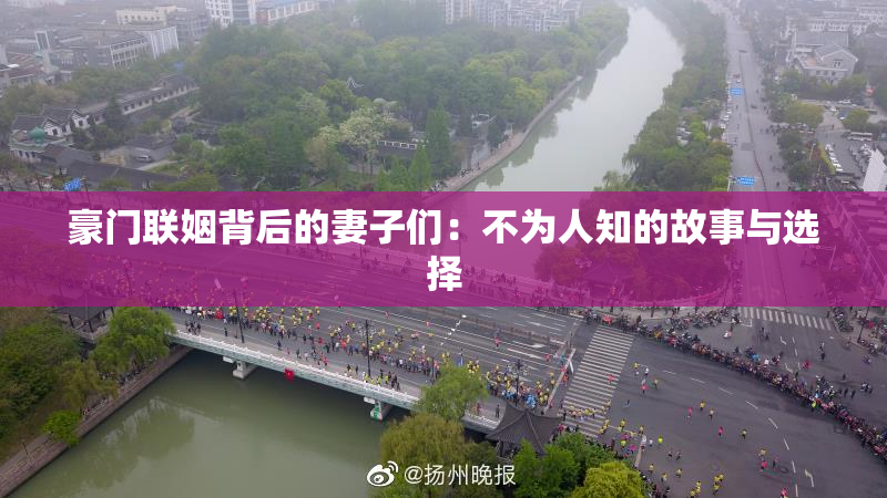 豪门联姻背后的妻子们：不为人知的故事与选择