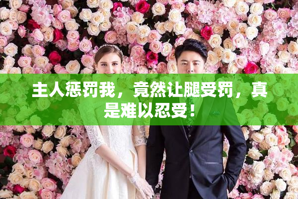 主人惩罚我，竟然让腿受罚，真是难以忍受！