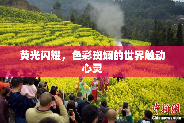 黄光闪耀，色彩斑斓的世界触动心灵