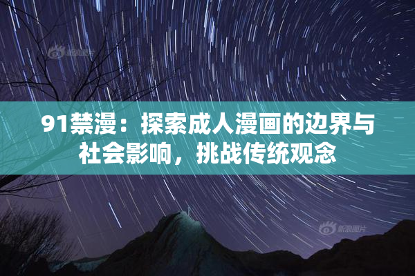 91禁漫：探索成人漫画的边界与社会影响，挑战传统观念