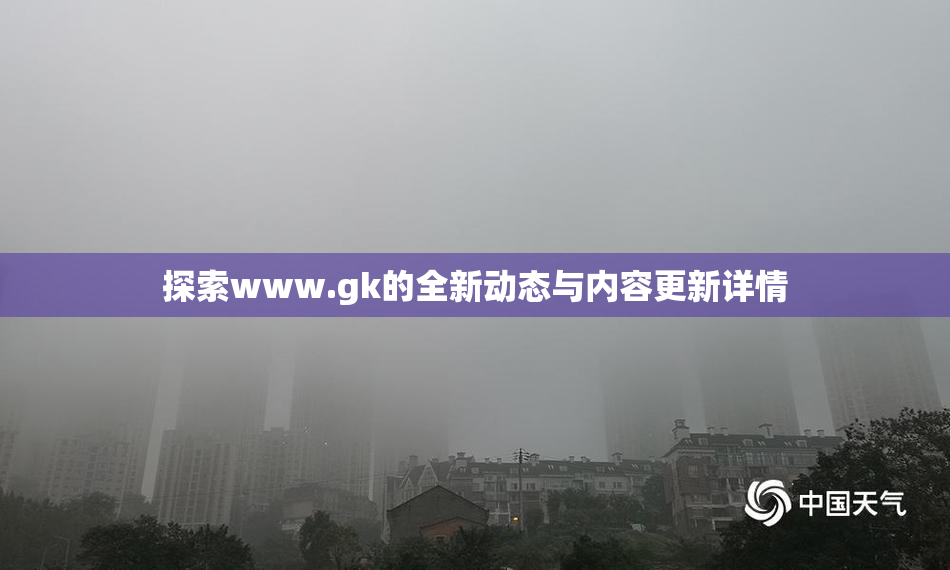 探索www.gk的全新动态与内容更新详情