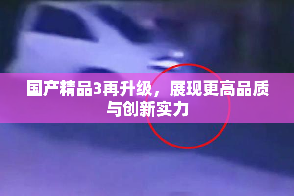 国产精品3再升级，展现更高品质与创新实力