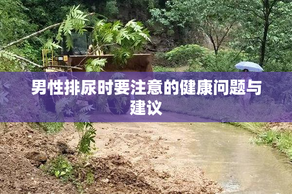 男性排尿时要注意的健康问题与建议