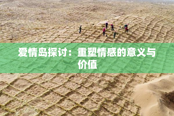 爱情岛探讨：重塑情感的意义与价值