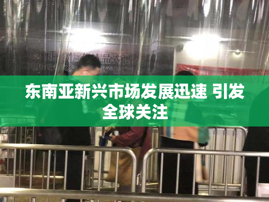 东南亚新兴市场发展迅速 引发全球关注