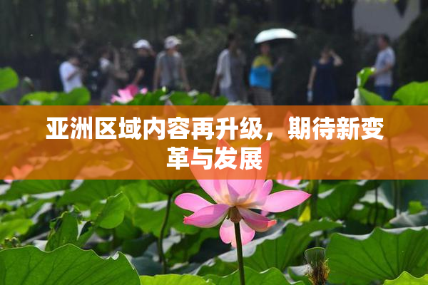 亚洲区域内容再升级，期待新变革与发展