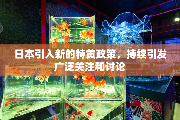 日本引入新的特黄政策，持续引发广泛关注和讨论