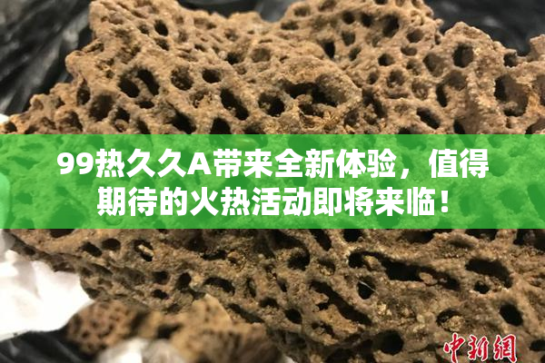 99热久久A带来全新体验，值得期待的火热活动即将来临！