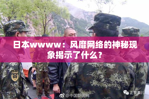 日本wwww：风靡网络的神秘现象揭示了什么？
