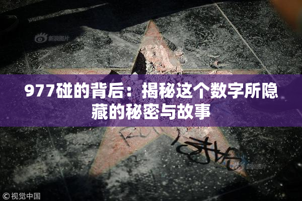 977碰的背后：揭秘这个数字所隐藏的秘密与故事