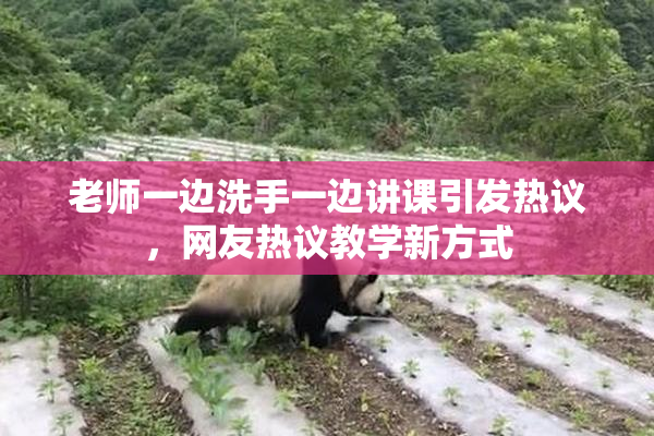老师一边洗手一边讲课引发热议，网友热议教学新方式