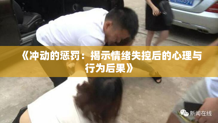 《冲动的惩罚：揭示情绪失控后的心理与行为后果》
