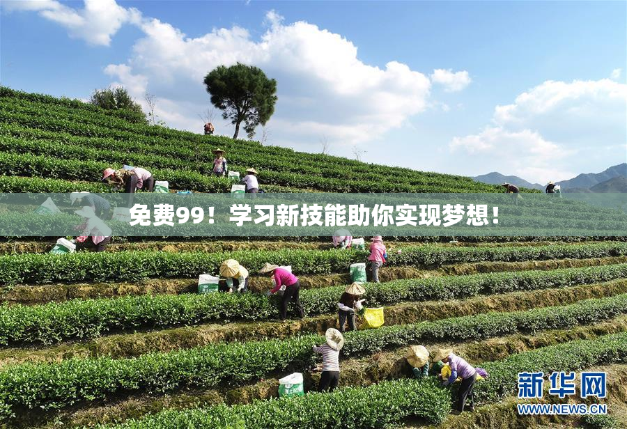 免费99！学习新技能助你实现梦想！