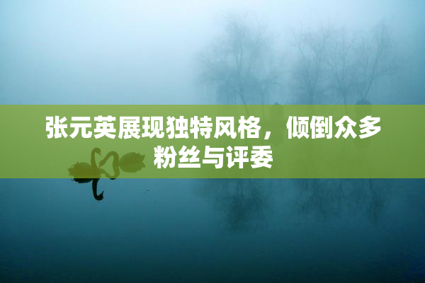 张元英展现独特风格，倾倒众多粉丝与评委