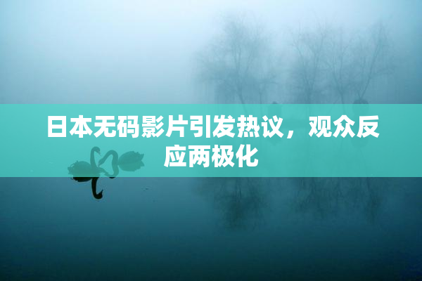 日本无码影片引发热议，观众反应两极化