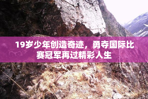 19岁少年创造奇迹，勇夺国际比赛冠军再过精彩人生
