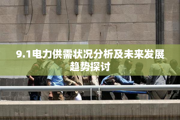 9.1电力供需状况分析及未来发展趋势探讨