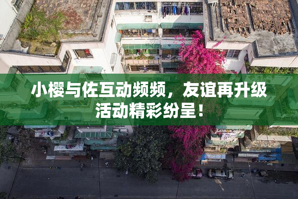 小樱与佐互动频频，友谊再升级活动精彩纷呈！