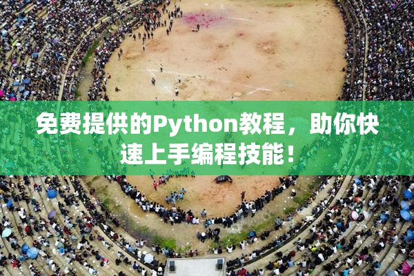 免费提供的Python教程，助你快速上手编程技能！