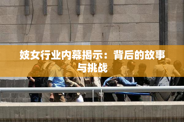 妓女行业内幕揭示：背后的故事与挑战