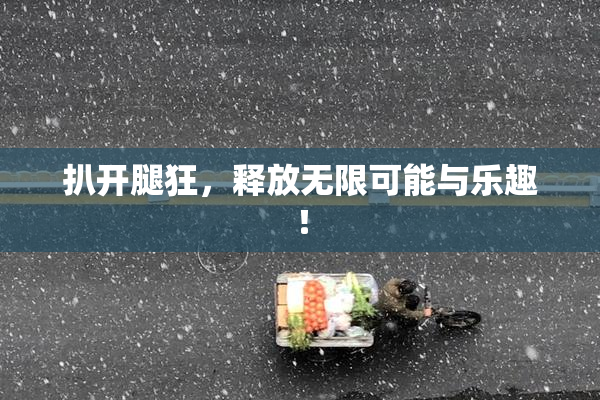 扒开腿狂，释放无限可能与乐趣！