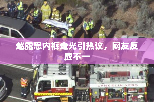 赵露思内裤走光引热议，网友反应不一