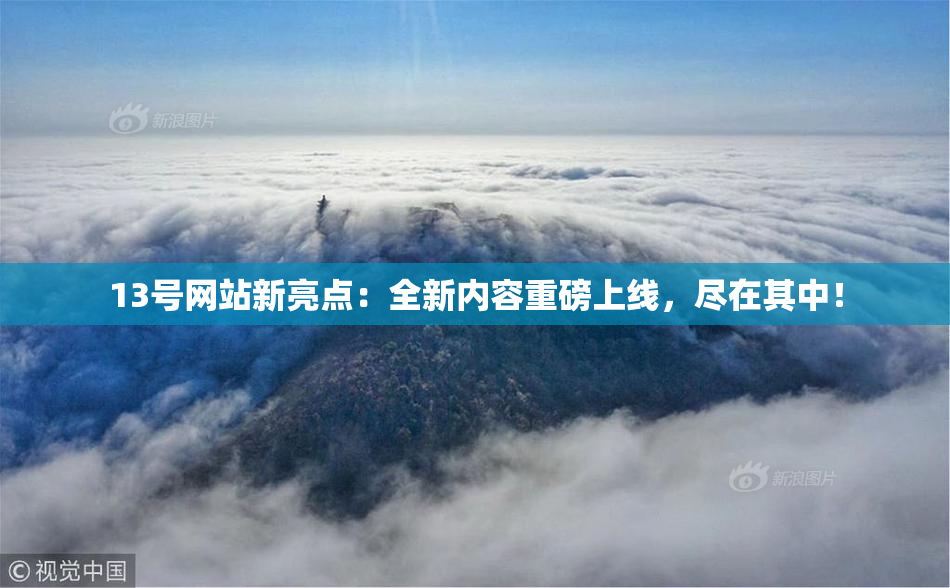13号网站新亮点：全新内容重磅上线，尽在其中！