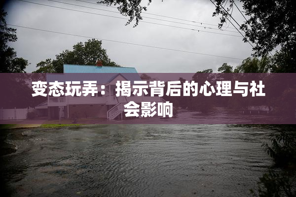 变态玩弄：揭示背后的心理与社会影响