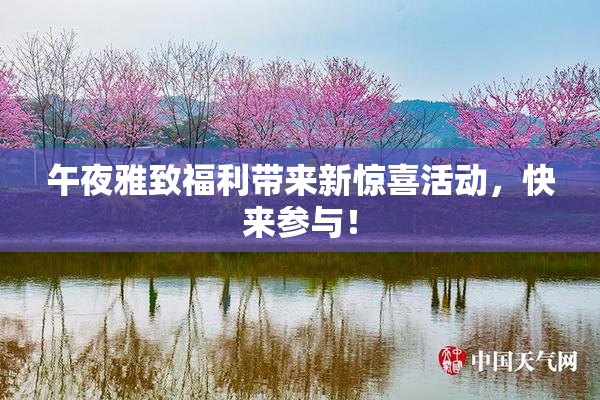 午夜雅致福利带来新惊喜活动，快来参与！