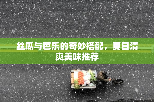 丝瓜与芭乐的奇妙搭配，夏日清爽美味推荐