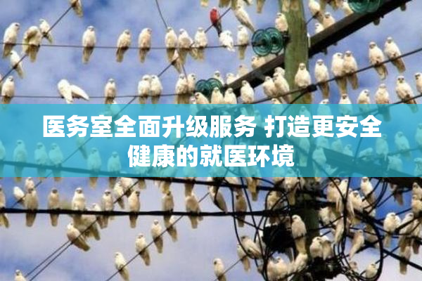 医务室全面升级服务 打造更安全健康的就医环境
