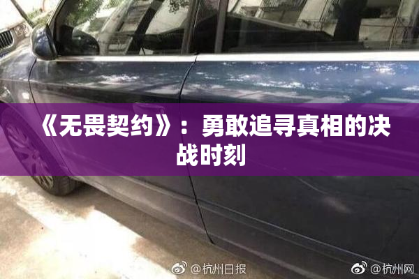 《无畏契约》：勇敢追寻真相的决战时刻
