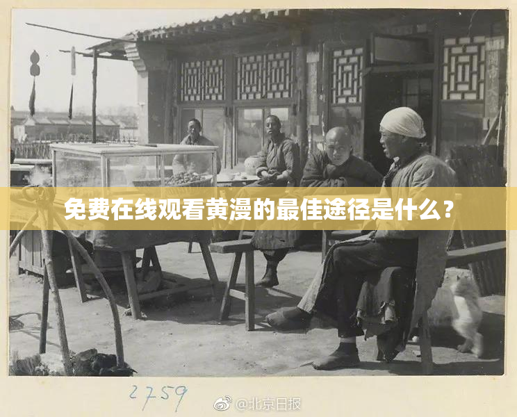 免费在线观看黄漫的最佳途径是什么？