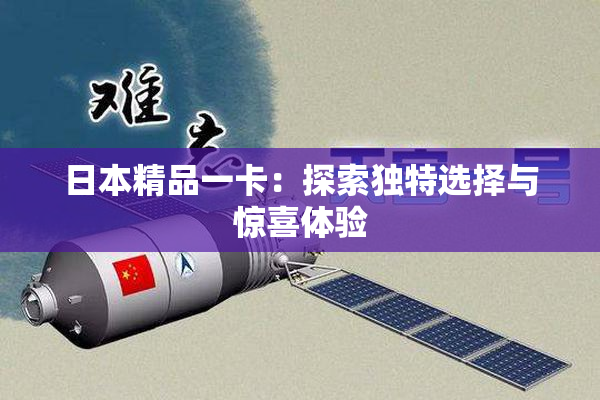 日本精品一卡：探索独特选择与惊喜体验