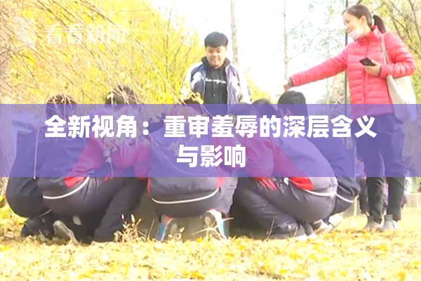 全新视角：重审羞辱的深层含义与影响